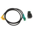 thumbnail image 2 of LOVIVER Car USB AUX Switch Socket Wiring Harness Cable Adapter Audio Video Input Cable, 2 of 8