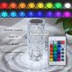 thumbnail image 3 of Lámpara de mesa de cristal de diamante, lámpara táctil de carga USB de 16 colores, luz de noche junto a la cama con control remoto JAMW  Sencillez, 3 of 5