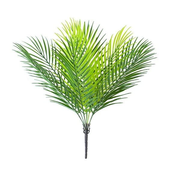 9 Heads Artificial Tropical Palm Leaves Tree Plastic Fake Cycas Trees Home Garden Indoor Decor Branch Large Silk Palm Leafs