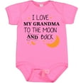 thumbnail image 3 of Inktastic I Love My Grandma to the Moon and Back Boys or Girls Baby Bodysuit, 3 of 5