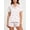 Beige, variant on Womens Beige Dachshund Print Short Sleeve Pajama Set Soft Lounge Wear Two Piece Sleepwear,Size 2XL
