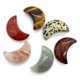 thumbnail image 5 of Xiao Hua 10 piezas de mini piedra cruda de cristal natural rojo de 3 * 2 cm en forma de luna, accesorios de piedra natural, colgante, decoración, bricolaje, accesorios de regalo, 5 of 5