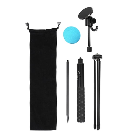 Golfs Phone Holder with Telescoping Poles Portable Golfs Phone Tripod for Action Camera and Smartphones