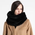 thumbnail image 4 of Bufanda cálida de cuello de piel de moda 2023, unisex, para exteriores, senderismo, bufandas gruesas de felpa sólida, para niños y mujeres, para ciclismo, 4 of 5