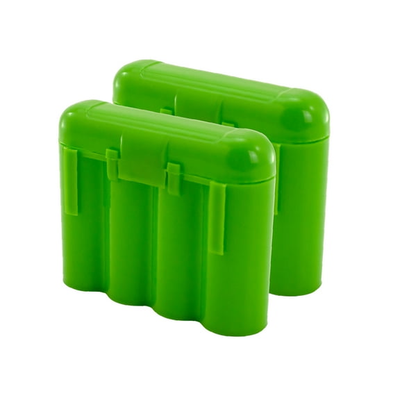 2 EBC Battery Green AA AAA Battery Plastic Holder Box Storage Cases