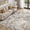 Gray/Brown, variant on MICGEEK 8x10 Washable Area Rugs for Living Room, Modern Abstract Printed Rug, Vacuum-Friendly, Non Slip Indoor Rug for Bedroom Dining Room Home Decor Carpet, Brown