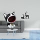 thumbnail image 2 of Elegante juego de figuras de resina de gato y ciervo para sala de estar, dormitorio, mesa, centro de mesa, adorno de escritorio, escultura decorativa, 2 of 8