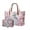 Hummingbird Cherry Blossom, variant on ZUXONGSY Boho Mandala Dragonfly Print 2 Pack Purse and Wallet Set for Women Fashion Handbags Top Handle Satchel with Matching Wallet Large Satchel Handbags for Shopping Work