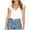 White, variant on Yuhangmm Womens T Shirts, Elegant Women's V Neck T Shirt Solid Color Figure Hugging Casual Top Tatte Top White S