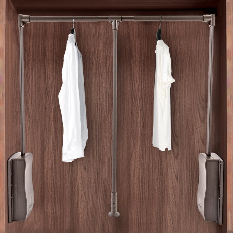 pull down wardrobe wardrobe hanging rail solutions