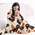 thumbnail image 6 of Yibo Chicken Flower Printed Blanket Flannel Soft and Comfortable Anti-static Bed Sofa Blanket, 6 of 7