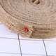 thumbnail image 4 of 2 piezas de yute natural cuerda de cáñamo para tejer correas para el hogar DIY artesanía línea de pesca patrón de cinta de arpillera (marrón claro) - 10 mx 1,5 cm, 4 of 5