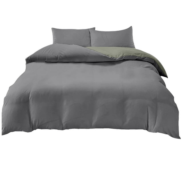 Ohufall Soft Fresh Color Washed Bedding Set Twin Sheets Set Four Piece For Student Dormitory