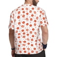 thumbnail image 2 of Wukai Pastry Print Men's Short-Sleeved Mesh T-Shirt,Quick-Dry Short Sleeve Workout T-Shirt-6X-Large, 2 of 8