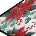 thumbnail image 3 of 39x20 Inch Non-Slip Floor Mat Hallway Runner Rug Entrance Floor Mat Runner for Kitchen and Living Room Red Berries and Flowers, 3 of 8