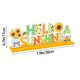 thumbnail image 2 of Decoraciones para fiestas de verano Centros de mesa Decoraciones de verano Decoraciones de mesa de madera Decoración de bandeja escalonada temática de gnomos para el verano, 2 of 2