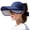 Navy Blue, variant on Wide Brim Visor Hat for Women Golf Visor Cap Sun Protection Hat for Beach Garden Tennis Running Sunshade Hat