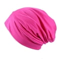thumbnail image 4 of iHPH7 Slouchy Beanie Y2k Beanie Slouchy Cap Beanie for Women Slouch Beanie Skull Cap for Winter Beanie Hats for Women Hot Pink One Size, 4 of 6