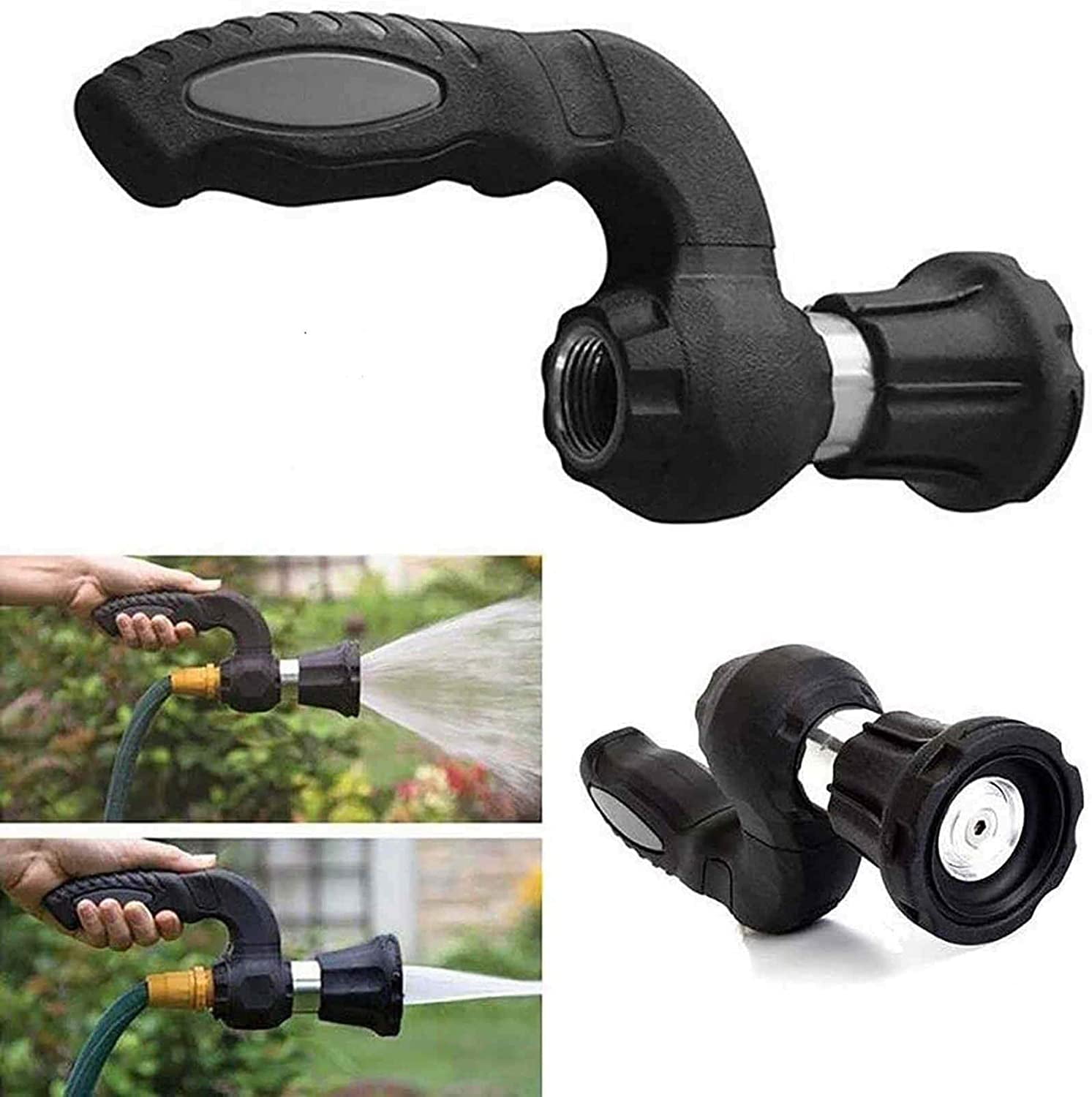 Mighty Power Hose Blaster Nozzle Lawn Garden Car Washing Power Water Spray VID 