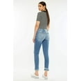 thumbnail image 6 of Kan Can Women's Mid Rise Ankle Skinny Jeans - kc6204, 6 of 10