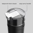 thumbnail image 5 of Bubba Water Bottle, 32 Oz, Stainless Steel, Vacuum Insulated Leakproof, DualSip 2-Way Lid, Office Siren, 5 of 10