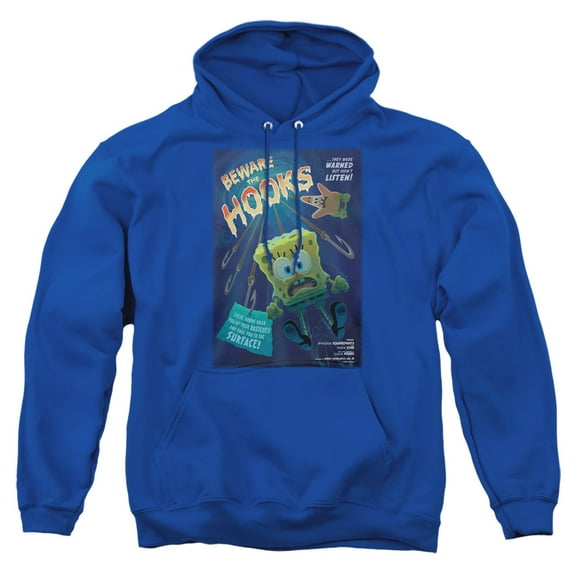 Spongebob Beware The Hooks Unisex Adult Pull-Over Hoodie