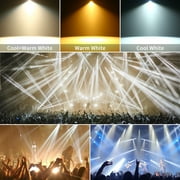 100W Stage Light Warm White & Cool White, COB Par Light LED Stage Spotlight DMX DJ Lights Par Light Strobe Light for Church Concert Photo Studio Wedding Live Show