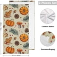 thumbnail image 2 of Dreamtimes Autumn Elements Hand Towels 2 Pack, Ultra Soft and Highly Absorbent, Fall Themed Decorative Fingertip Towel for Home, Bathroom, Kitchen, 2 of 5