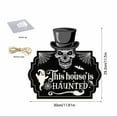thumbnail image 4 of Pumpkin Vampire Door Sign Hanging Halloween Hanging Door Sign for Holiday Parties Gate Decor, 4 of 4