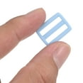 thumbnail image 4 of 5/8 Inch Tri-Glide Slide Buckles Webbing Strap Fastener, Light Blue, 100 Pack, 4 of 5