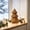 Brown #y68, variant on Wicker Woven Rattan Christmas Tree Tabletop Indoor Decoration Brown