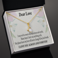 thumbnail image 3 of To My Girlfriend Always and Forever Alluring Ribbon Necklace Message Card, 3 of 7