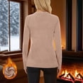 thumbnail image 6 of BLVB Thermal Shirts for Women Long Sleeve Tops Ladies Fleece Lined Undershirt Soft Crewneck Base Layer Tops for Winter Cold Weather, 6 of 8