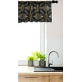 thumbnail image 3 of Ambesonne Arrow Window Valance, Aztec Inspired and Ethnic, 54" X 12", Charcoal Grey Orange, 3 of 3