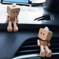 thumbnail image 6 of 1New Arrival Charming Little Wooden Figure That Sways with Magnetic Expressions,Handcrafted Shaking Wooden Man Figurine Shaking Feet Woodens Doll,Creative Car Dashboard Decorations(Ocean Scented), 6 of 6