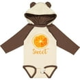 thumbnail image 3 of Inktastic Sweet Orange Boys or Girls Long Sleeve Baby Bodysuit, 3 of 5