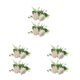 thumbnail image 3 of Cateissary 2 piezas boda pastel decoración rosa planta compromiso fiesta doble Type1 NO1, 3 of 6