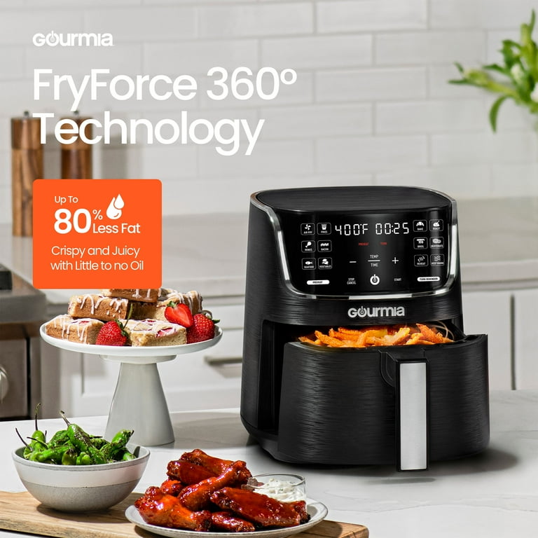 Free Shipping! Gourmia Digital Air Fryer 4-Quart with 12