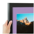 thumbnail image 4 of ArtToFrames Collage Photo Picture Frame with 5 - 3x5 Openings, Framed in Black with Lavender Mist and Black Mats (CDM-3926-106), 4 of 8
