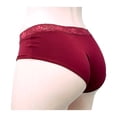 thumbnail image 2 of Bóxer Secret Treasures para Mujer, Vino Microfibra Talla M, 2 of 4