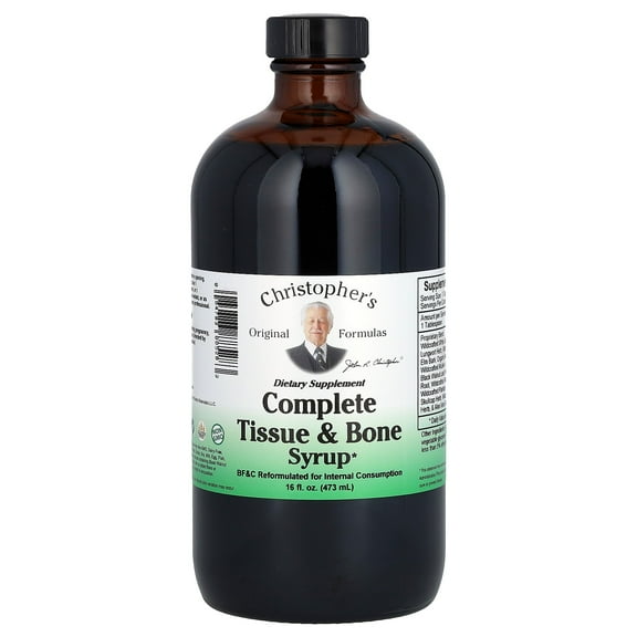 Dr. Christopher's Formulas Complete Tissue and Bone Syrup - 16 Ounce