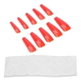 thumbnail image 4 of Uñas postizas, 10 piezas de uñas postizas de cubierta completa de color puro, uñas postizas elegantes, funcionalidad de alta precisión, 4 of 8
