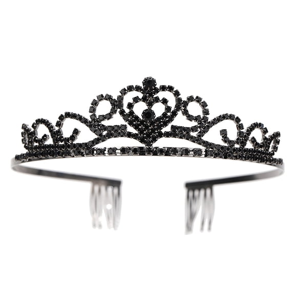 MUSEYA 1Set Photography Headpiece Elegant Embellished Headband for Women Black