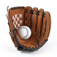 thumbnail image 1 of Guante profesional de béisbol y sóftbol CHAO 10.5 pulgadas marrón + pelota, 1 of 1