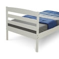 thumbnail image 3 of Camaflexi Tribeca Platform Bed, White, Twin, Solid and Manufactured Wood with Headboard, 3 of 8