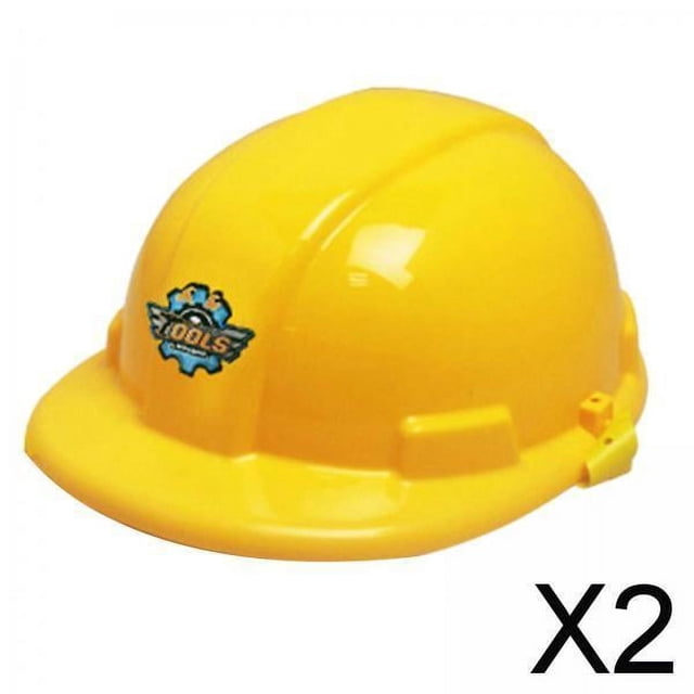2x Gorro De Construcción Para Niños Y Niñas Para Juegos De Rol De 3, 4, 5 Y 6 Años De Edad