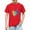 Red, variant on Bovxnpu Girls Short Sleeve T Shirts Kids Summer Tops Fashion Graphic Cotton Tshirt For Kids Casual Tees