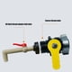 thumbnail image 3 of Accesorio de grifo de plástico de 1000 l, adaptador de tanque de desechos con rosca gruesa de 60 mm para grifo de jardín con adaptador de bañera, exportación 20/25/32 mm (32 mm), 3 of 5