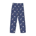 thumbnail image 4 of Kdxio Squirrel Flower Print Men's Sleep Pajama Pant Lounge Pants with Pockets, 4 of 8