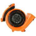 thumbnail image 3 of Dryser Air Mover Carpet Dryer 2 Speed 1/2 HP Industrial Floor Fan - Orange Carpet Drying Fan Floor Blower, 3 of 7
